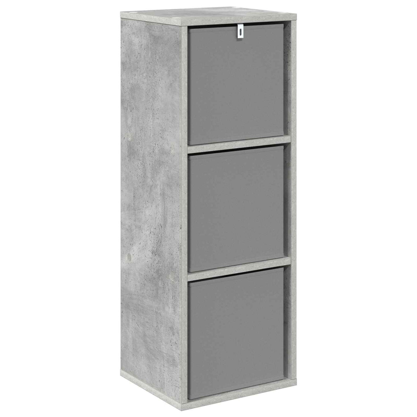 Sideboard med skuffe Beton Grå 30,5 x 27 x 84,5 cm