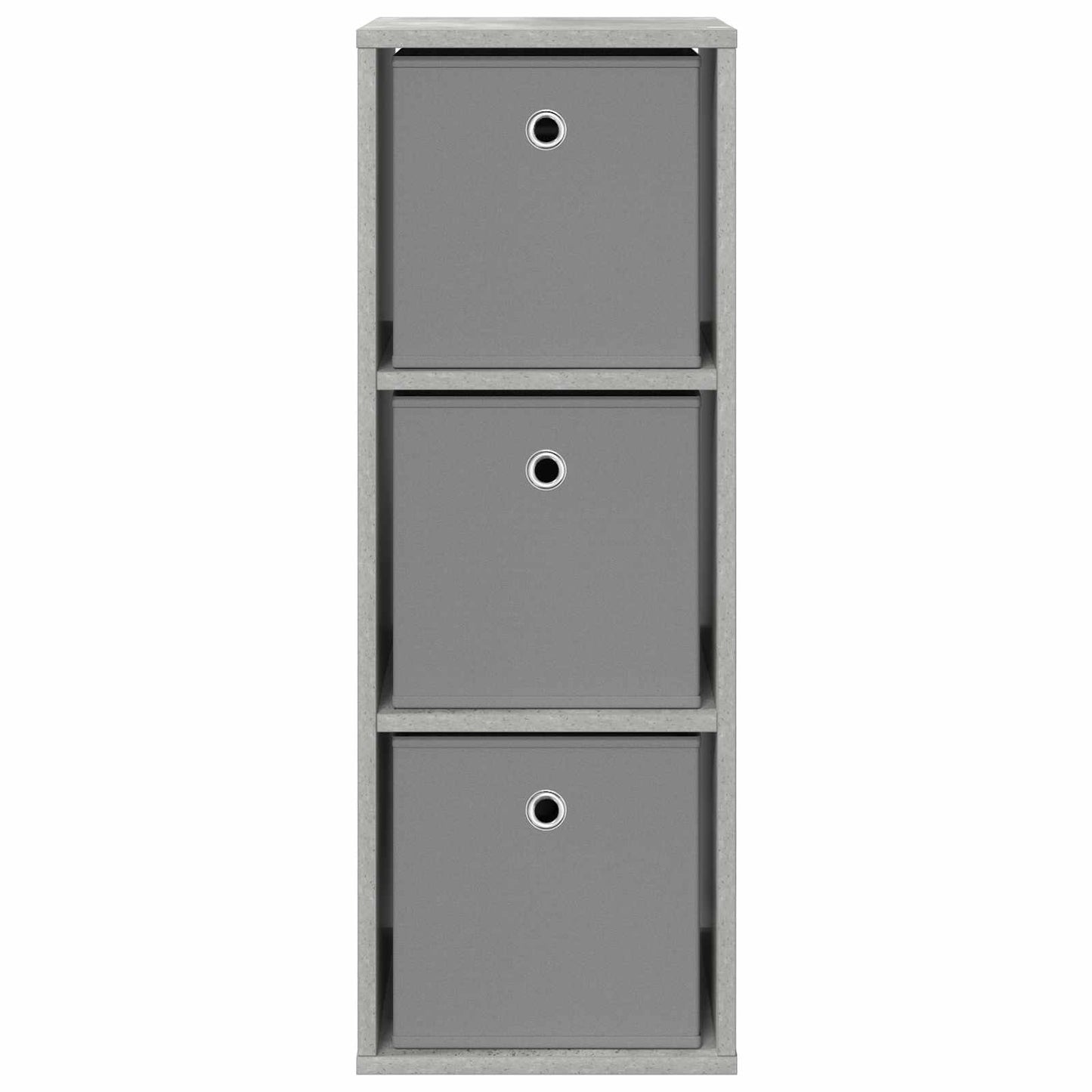 Sideboard med skuffe Beton Grå 30,5 x 27 x 84,5 cm