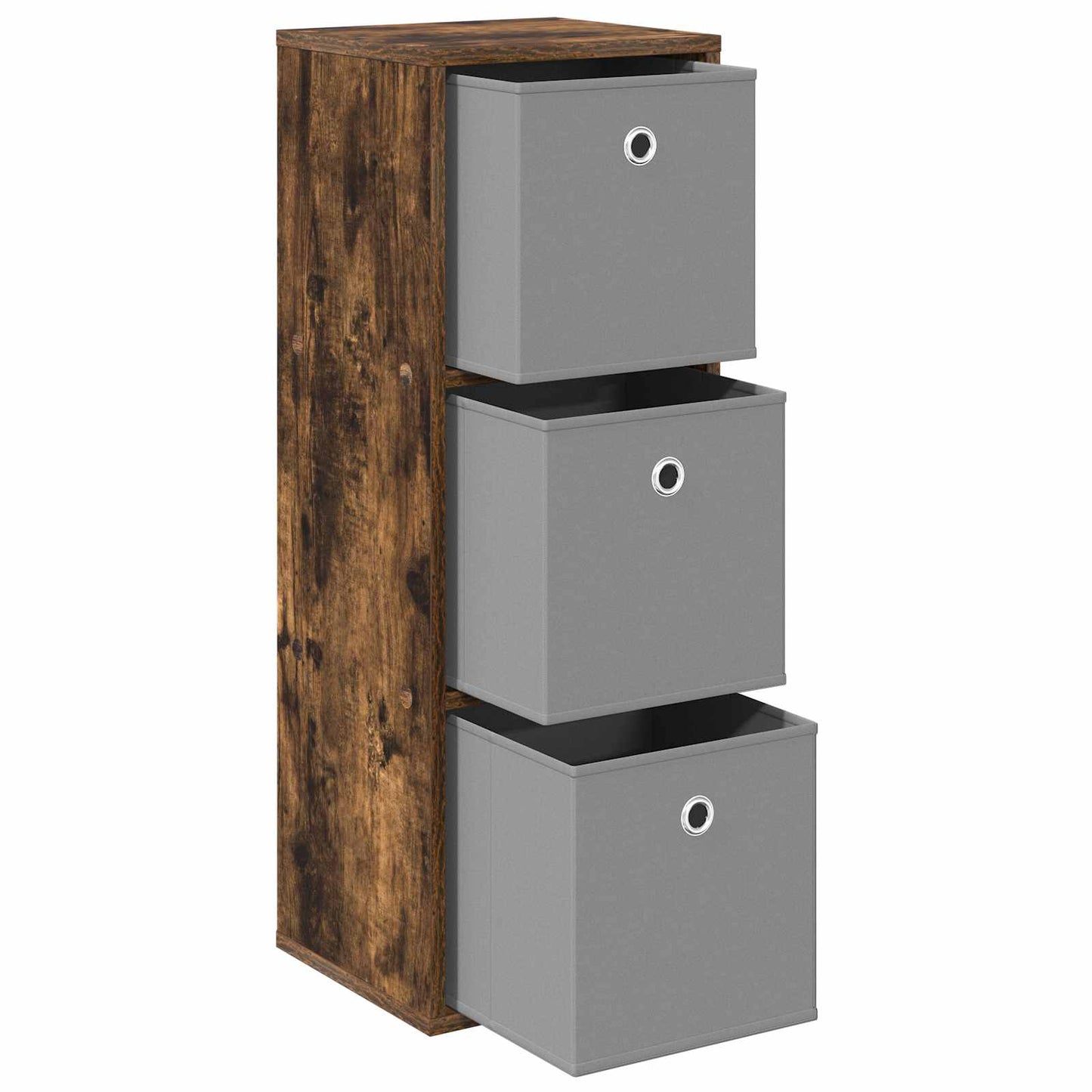 Sideboard med skuffe Røget eg 30,5 x 27 x 84,5 cm