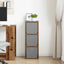 Sideboard med skuffe Gammelt træ 30,5 x 27 x 84,5 cm
