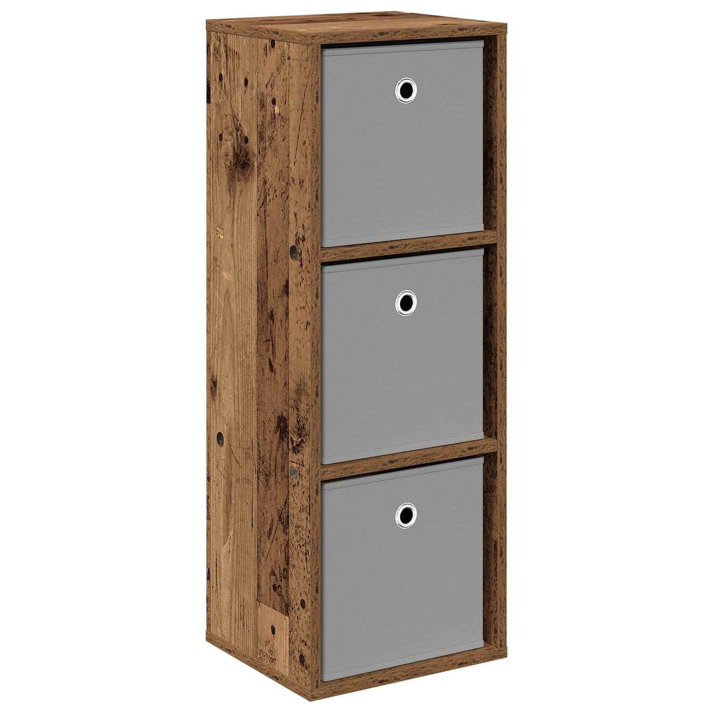 Sideboard med skuffe Gammelt træ 30,5 x 27 x 84,5 cm