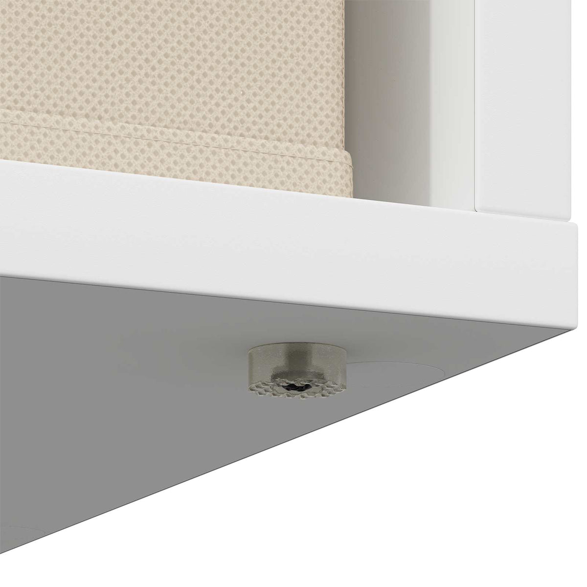 Sideboard med skuffe Hvid 35 x 32 x 99,5 cm