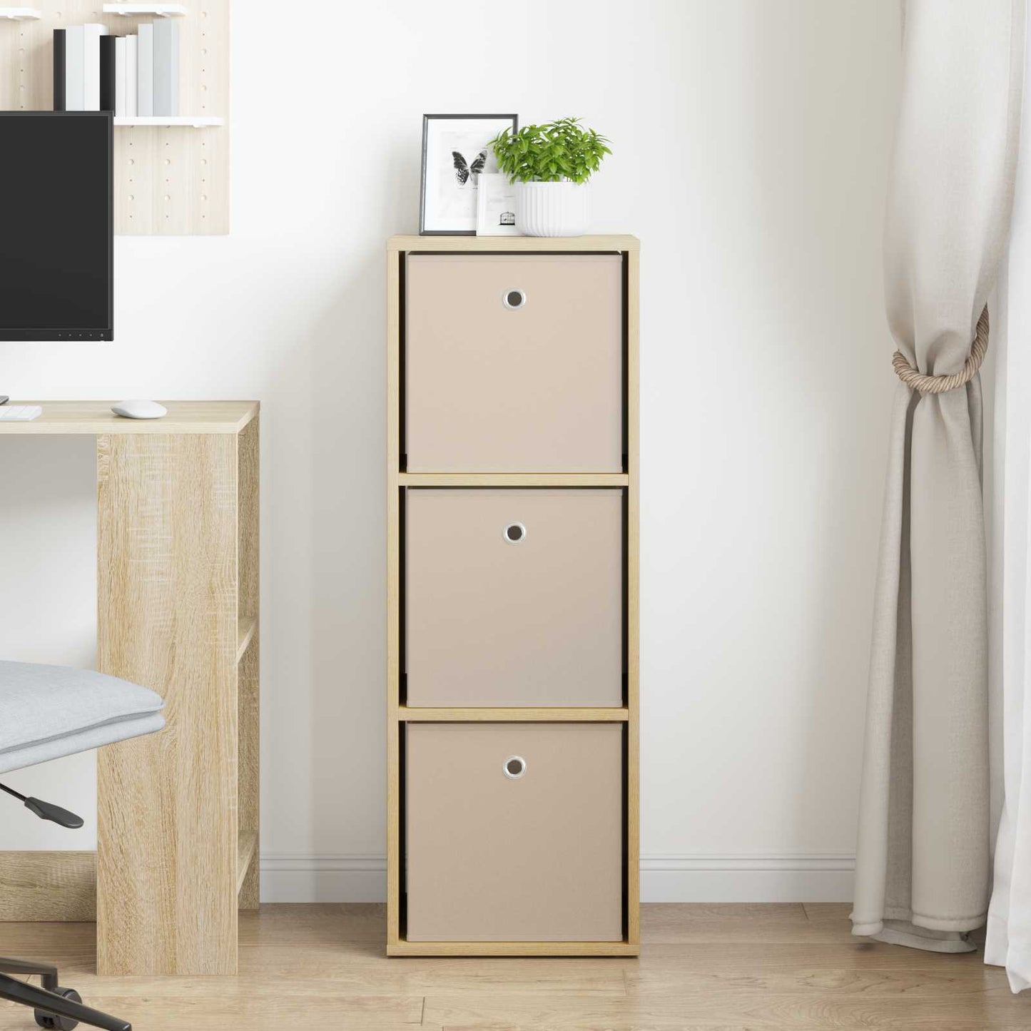 Sideboard med skuffe Sonoma eg 35 x 32 x 99,5 cm