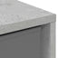 Sideboard med skuffe Beton Grå 35 x 32 x 99,5 cm