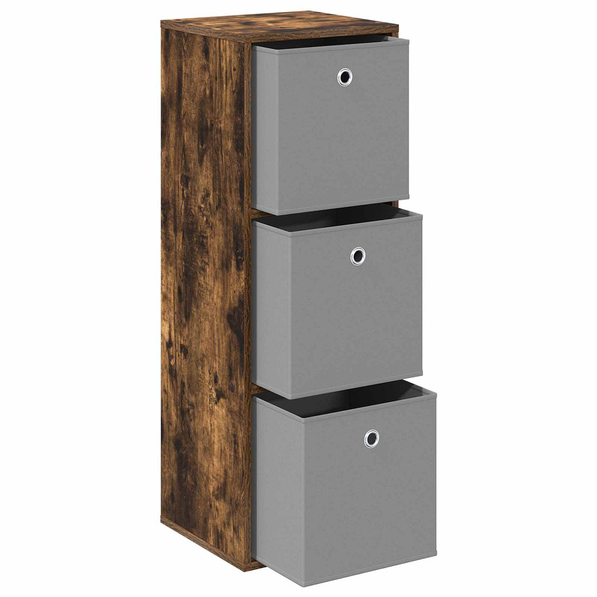 Sideboard med skuffe Røget eg 35 x 32 x 99,5 cm