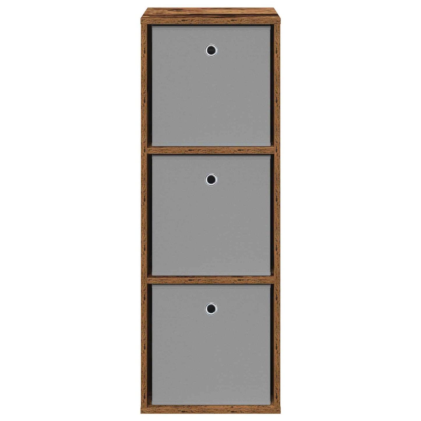 Sideboard med skuffe Gammelt træ 35 x 32 x 99,5 cm