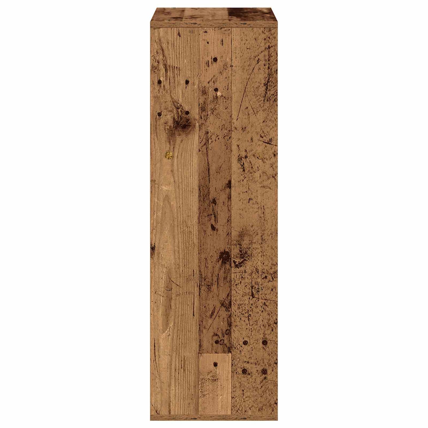 Sideboard med skuffe Gammelt træ 35 x 32 x 99,5 cm