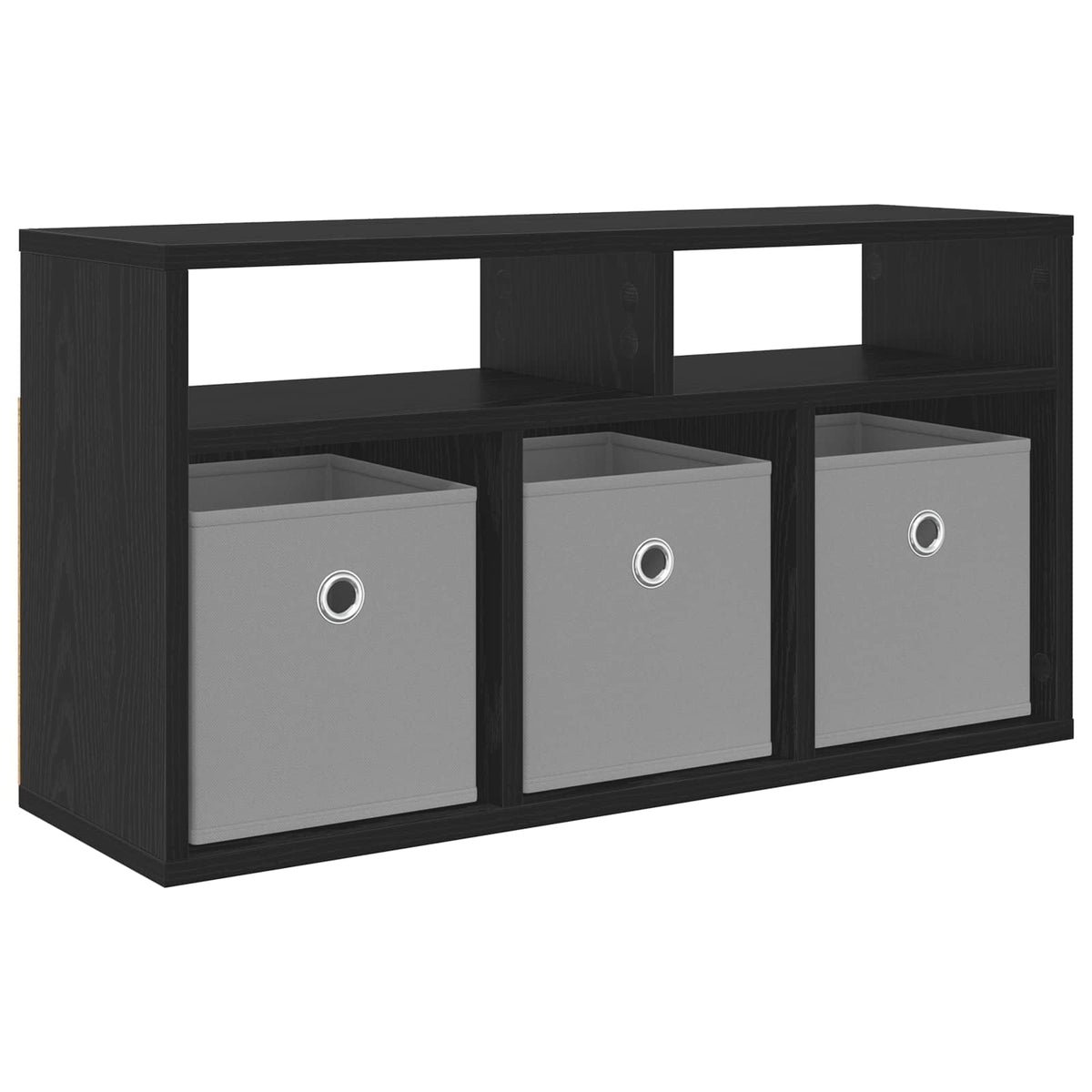 Lavbord med skuffe Sort eg 72 x 22,5 x 38 cm