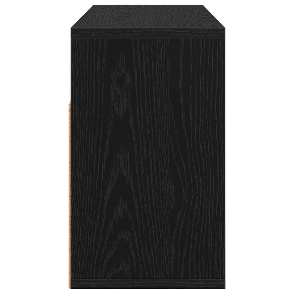 Lavbord med skuffe Sort eg 72 x 22,5 x 38 cm