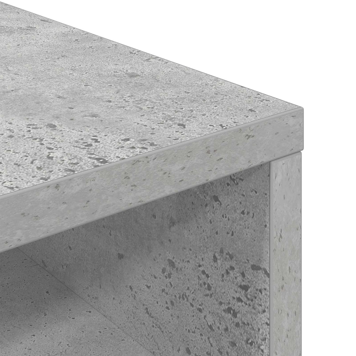 Lavbord med skuffe Beton Grå 72 x 22,5 x 38 cm