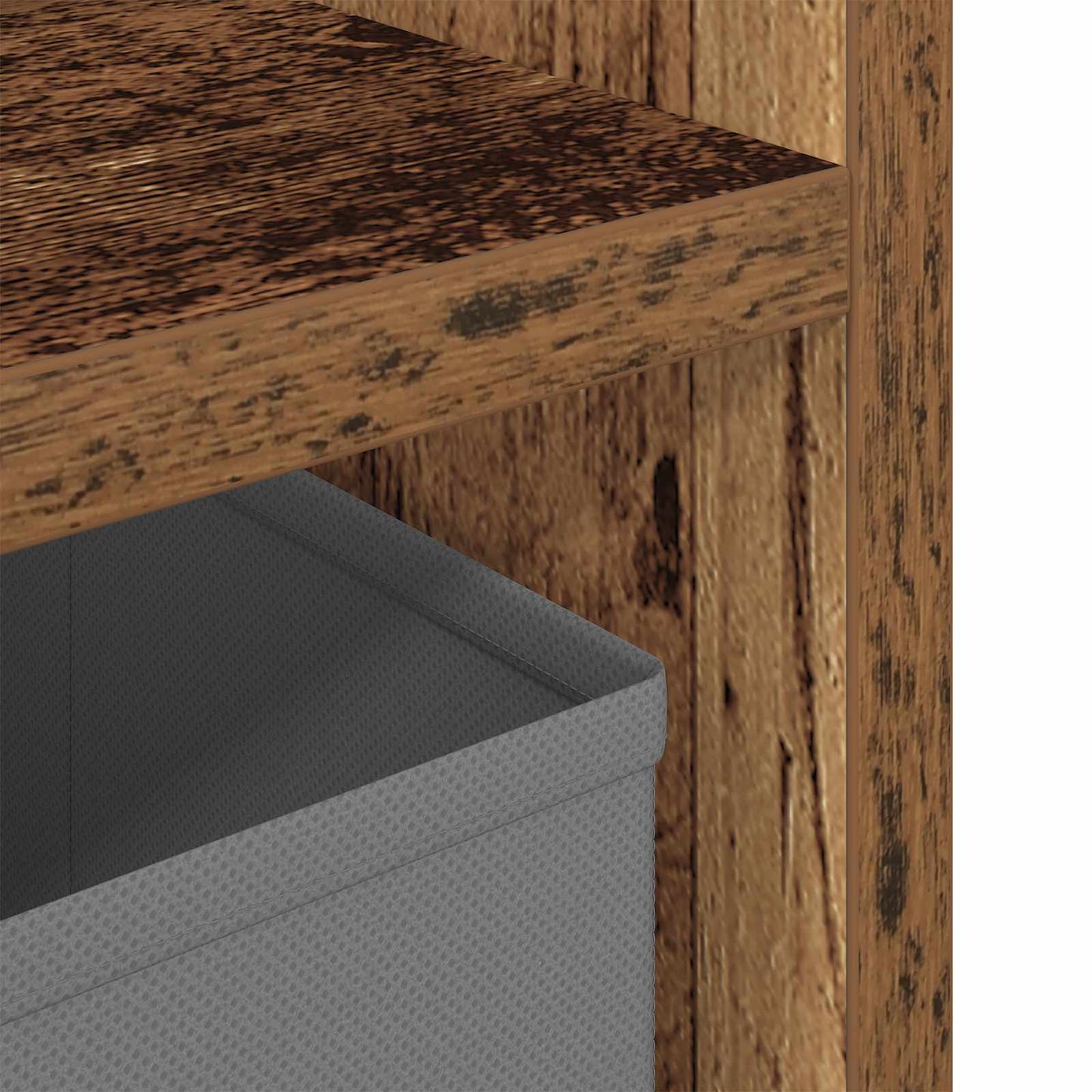Lavbord med skuffe Gammelt træ 72 x 22,5 x 38 cm