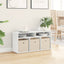 Lavbord med skuffe Hvid 87 x 27,5 x 43 cm