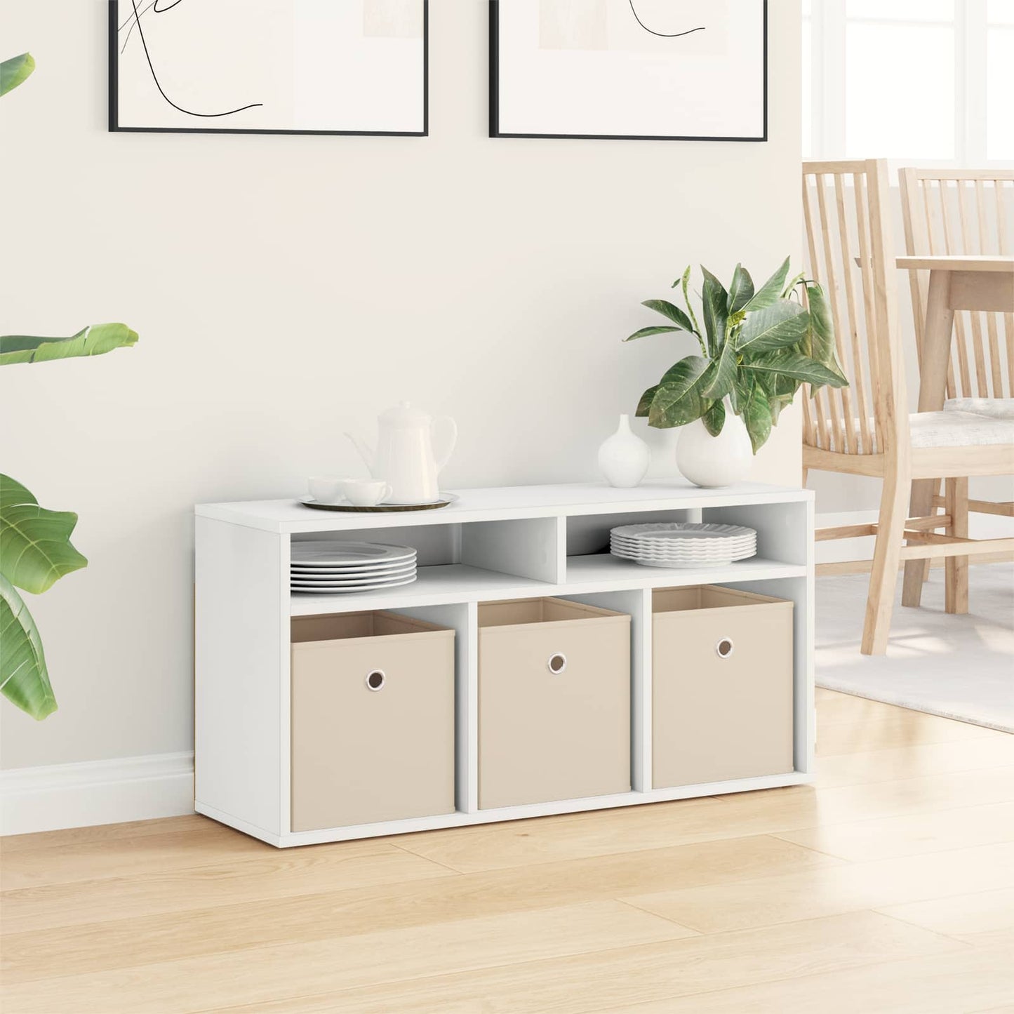 Lavbord med skuffe Hvid 87 x 27,5 x 43 cm