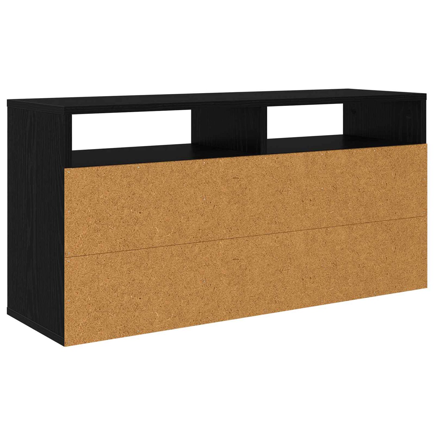 Lavbord med skuffe Sort eg 87 x 27,5 x 43 cm
