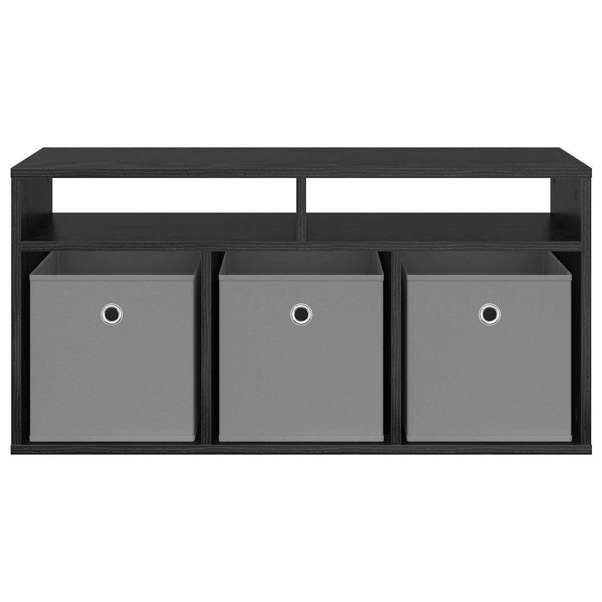 Lavbord med skuffe Sort eg 87 x 27,5 x 43 cm