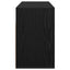 Lavbord med skuffe Sort eg 87 x 27,5 x 43 cm