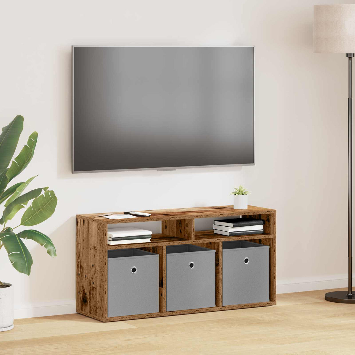 Lavbord med skuffe Gammelt træ 87 x 27,5 x 43 cm