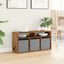 Lavbord med skuffe Gammelt træ 87 x 27,5 x 43 cm