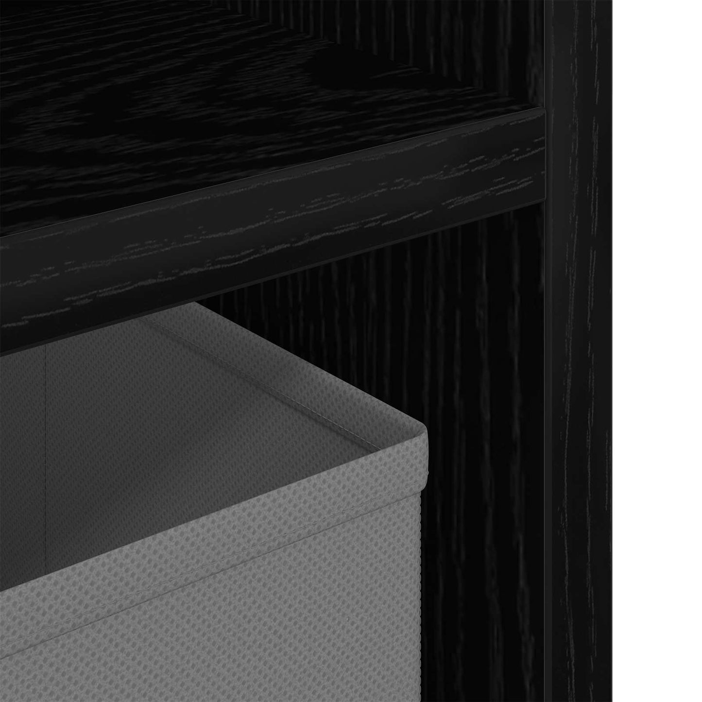 Lavbord med skuffe Sort eg 102 x 32 x 48,5 cm