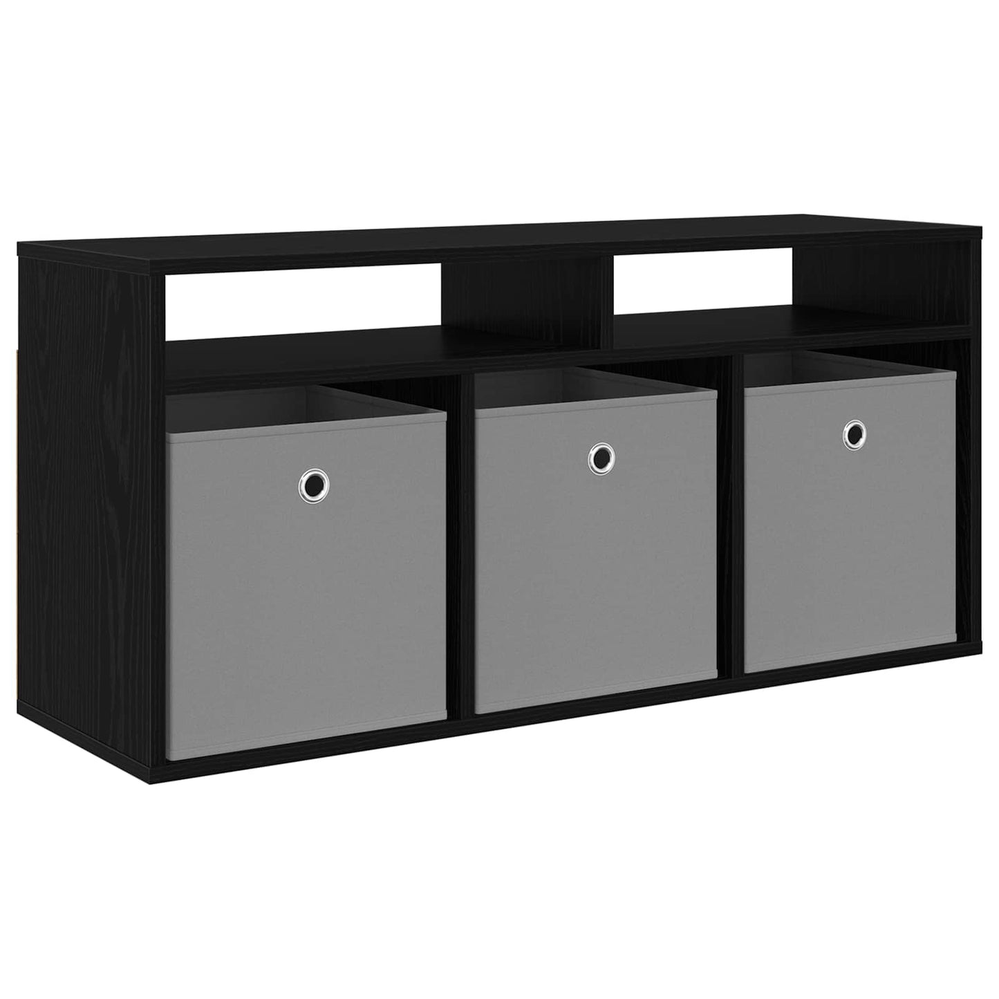 Lavbord med skuffe Sort eg 102 x 32 x 48,5 cm