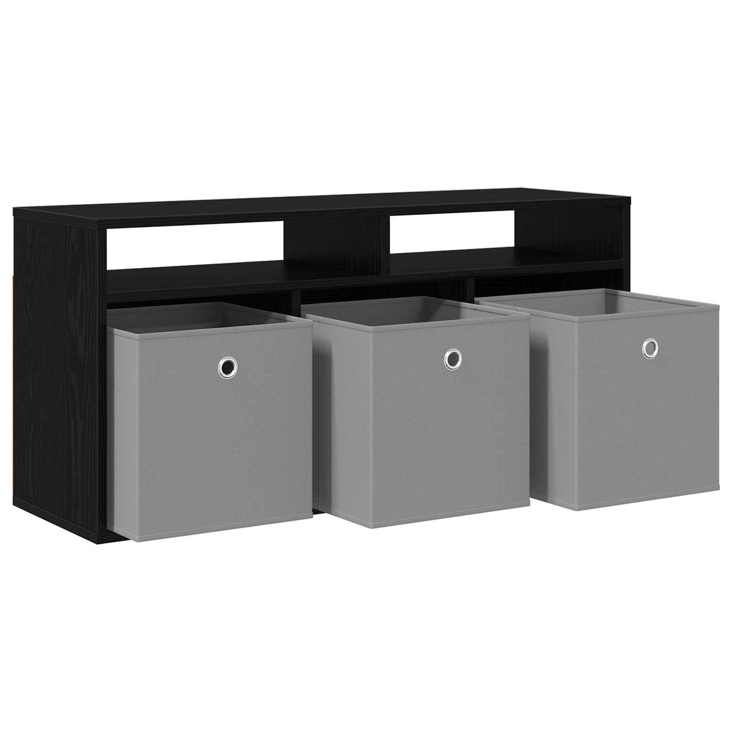 Lavbord med skuffe Sort eg 102 x 32 x 48,5 cm