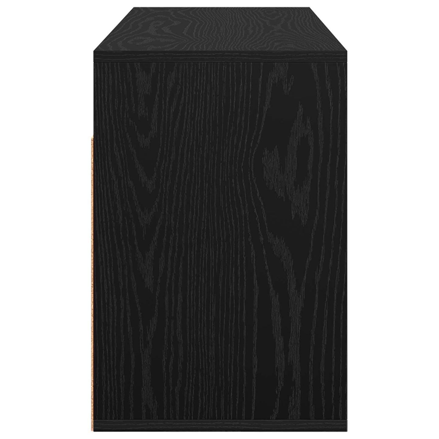 Lavbord med skuffe Sort eg 102 x 32 x 48,5 cm