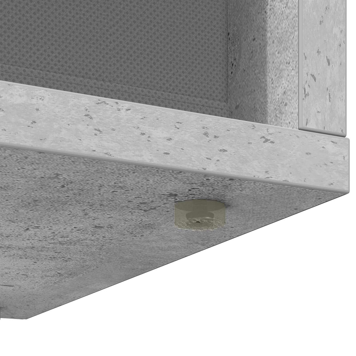 Lavbord med skuffe Beton Grå 102 x 32 x 48,5 cm