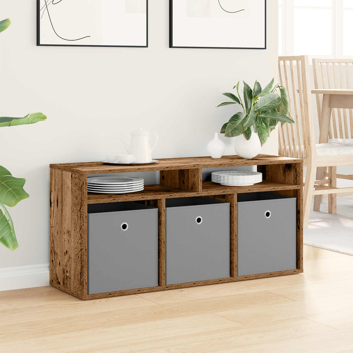 Lavbord med skuffe Gammelt træ 102 x 32 x 48,5 cm