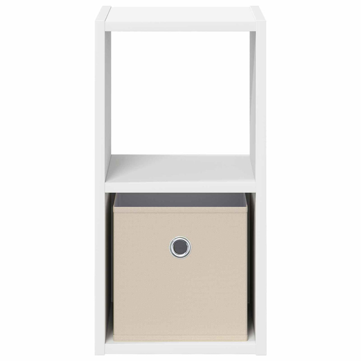 Sengebord 2 stk. Hvid 25,5 x 22 x 49,5 cm Konstrueret træ