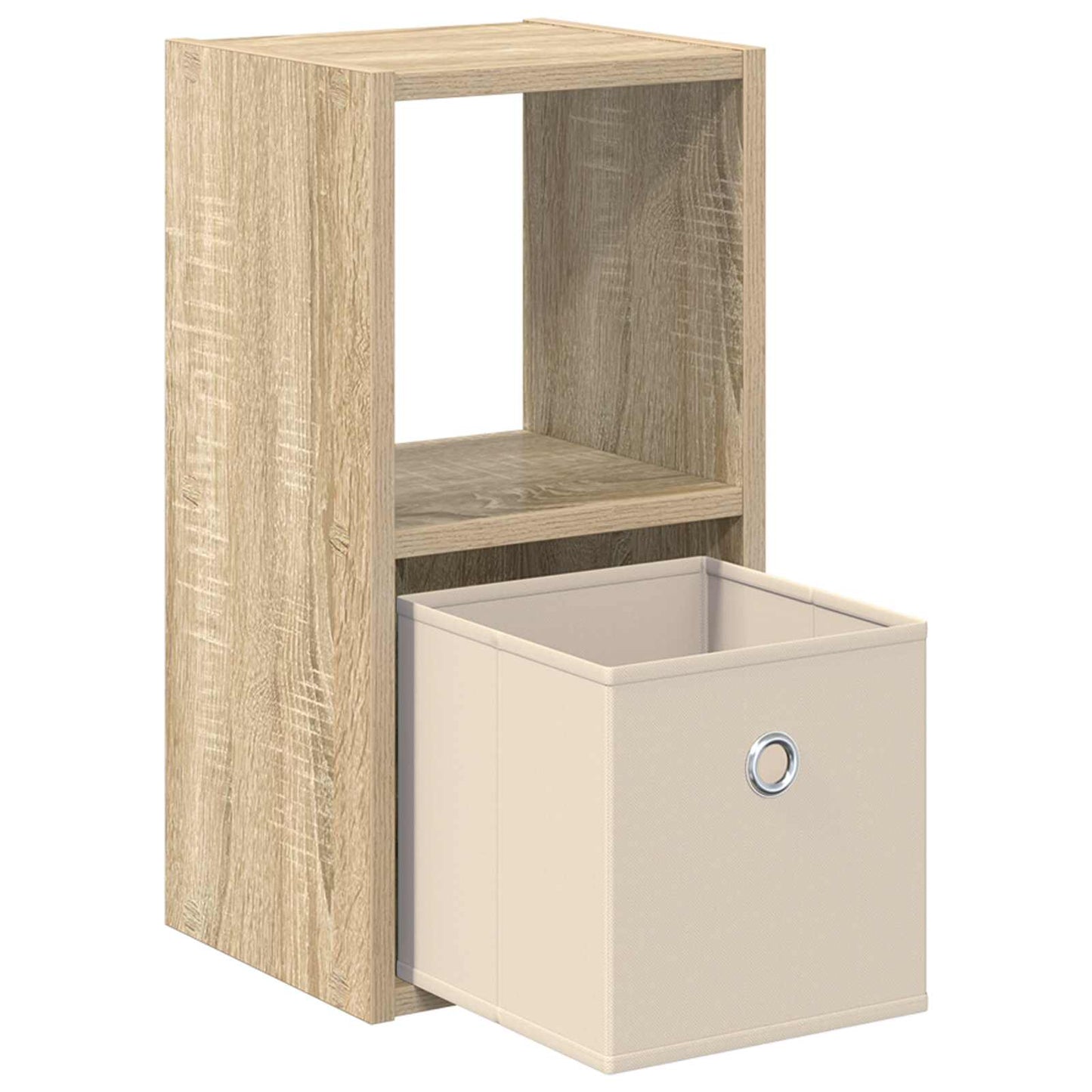 Sengebord 2 stk. Sonoma eg 25,5 x 22 x 49,5 cm Konstrueret træ