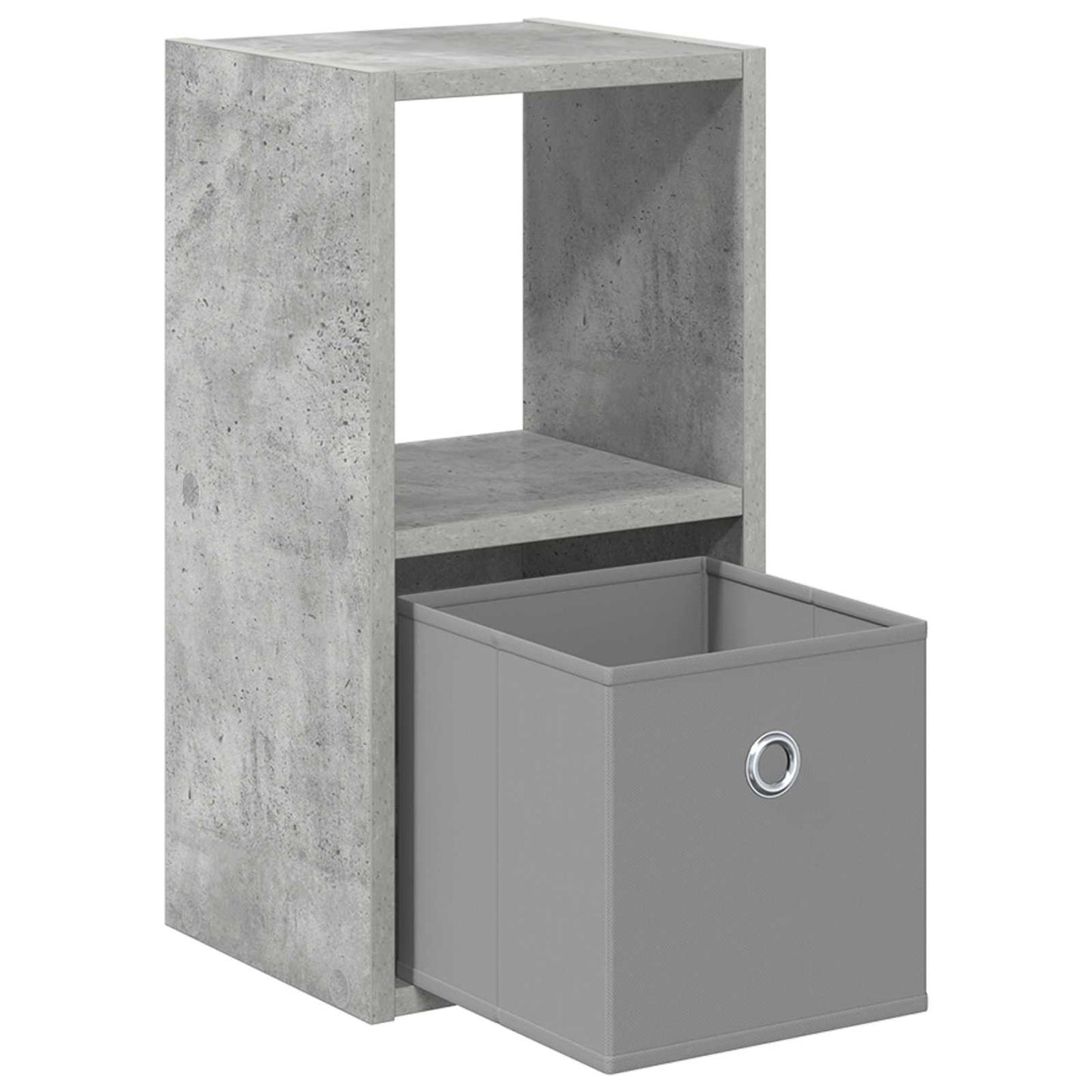 Sengebord Beton Grå 25,5 x 22 x 49,5 cm Konstrueret træ
