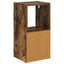 Sengebord 2 stk. Røget eg 25,5 x 22 x 49,5 cm Konstrueret træ