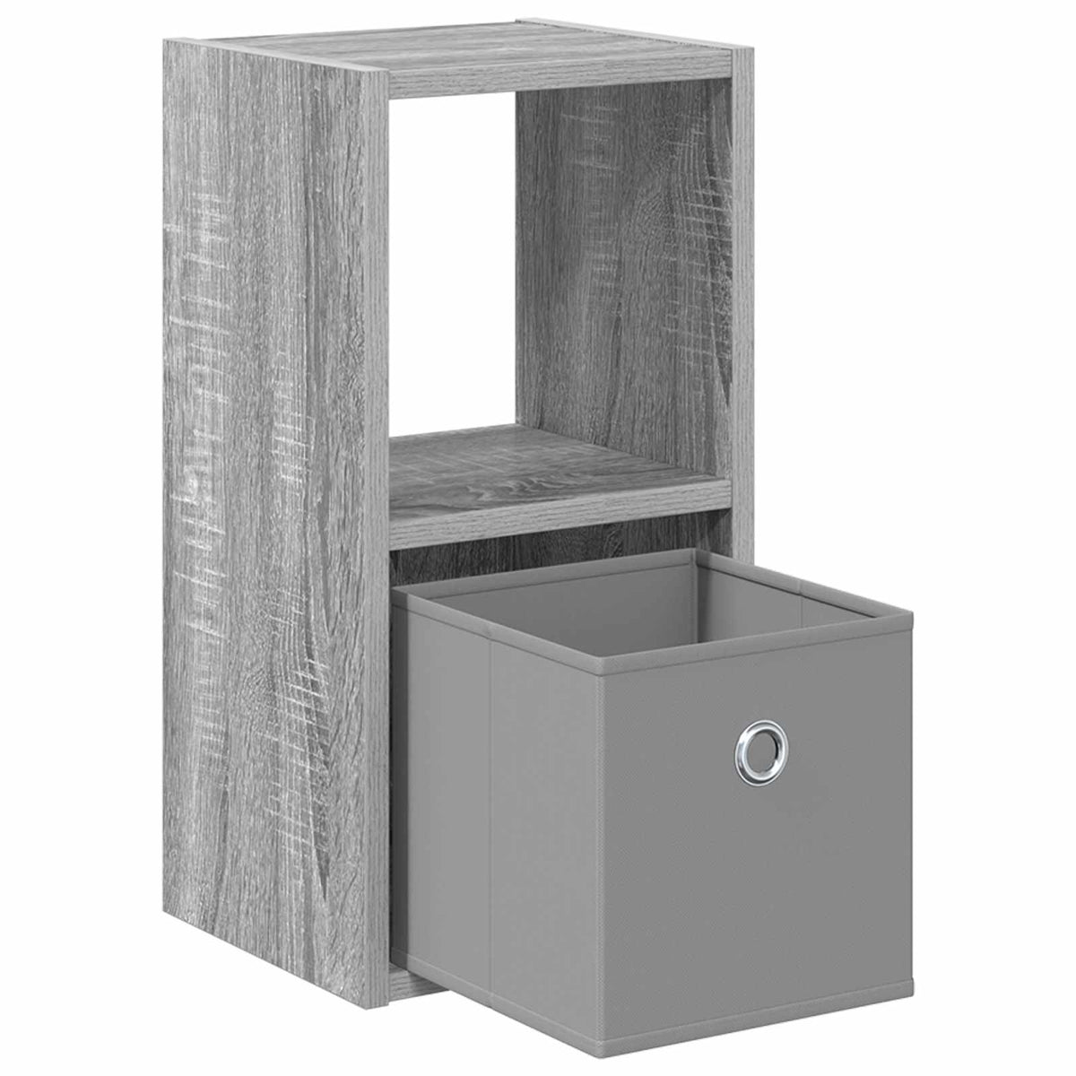 Sengebord 2 stk. Grå Sonoma 25,5 x 22 x 49,5 cm Konstrueret træ
