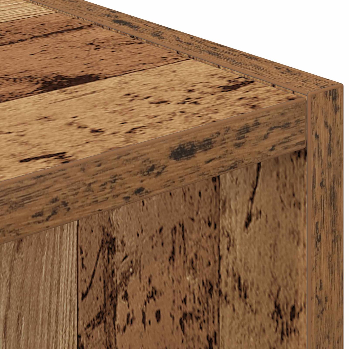 Sengebord 2 stk. Gammelt træ 25,5 x 22 x 49,5 cm