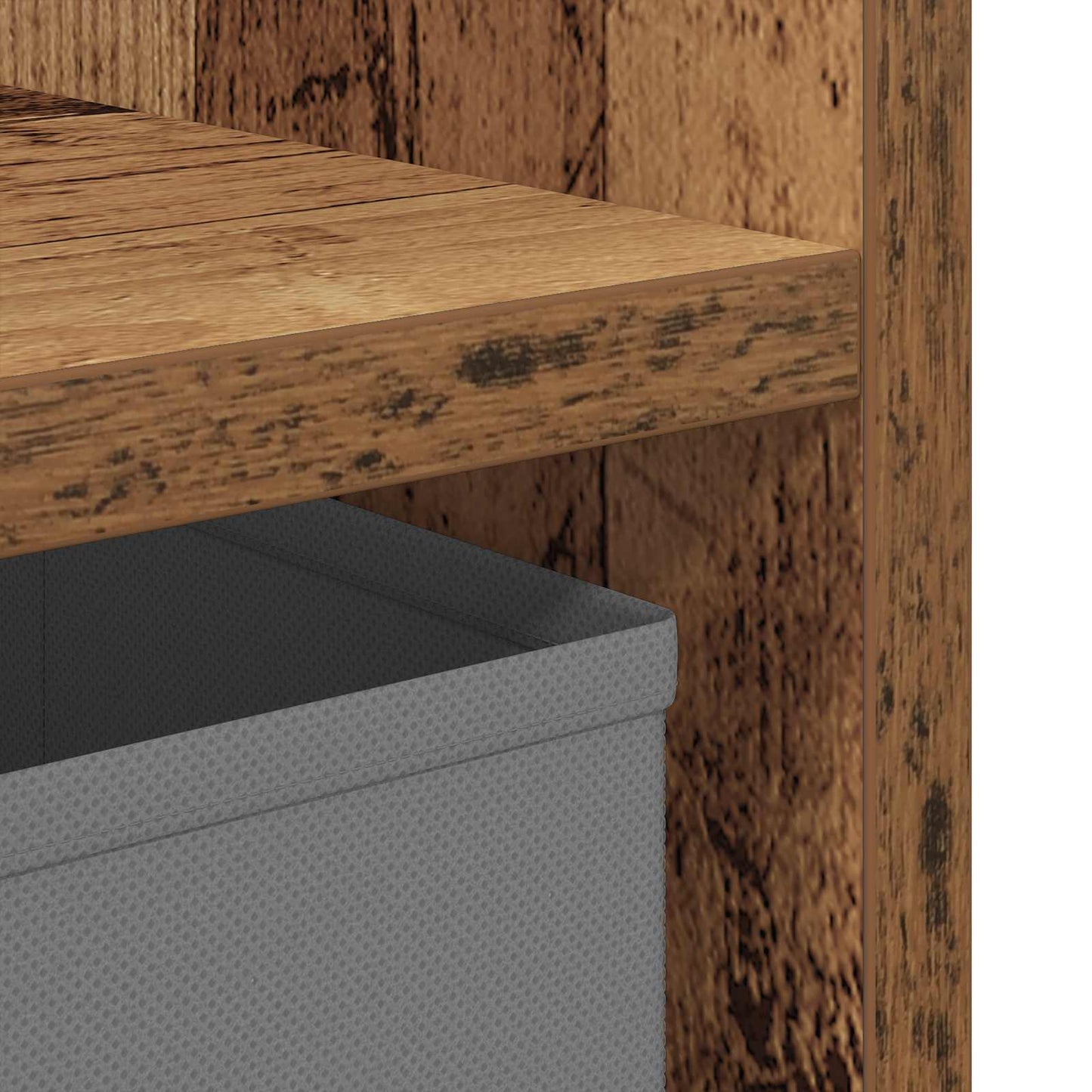 Sengebord 2 stk. Gammelt træ 25,5 x 22 x 49,5 cm