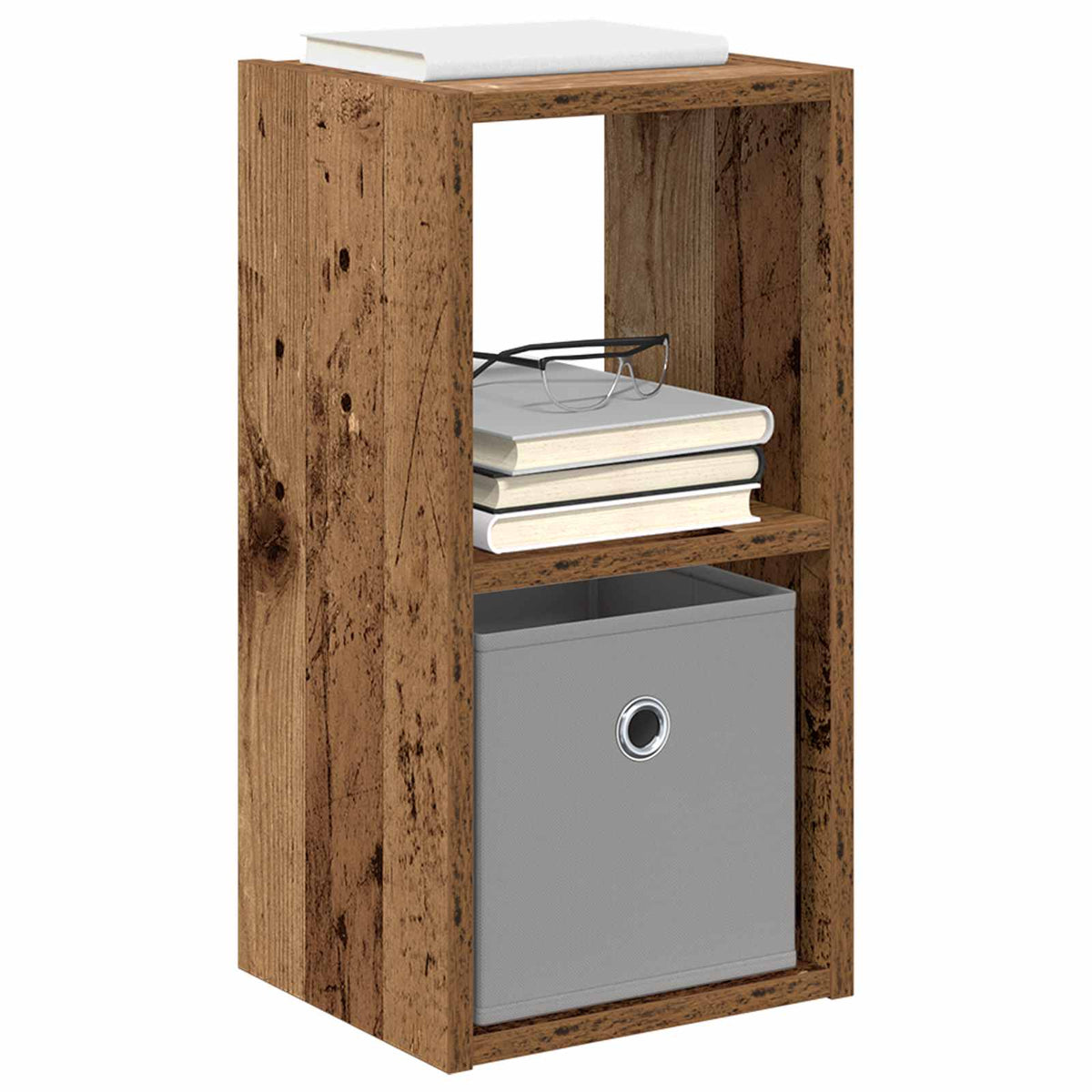 Sengebord 2 stk. Gammelt træ 25,5 x 22 x 49,5 cm