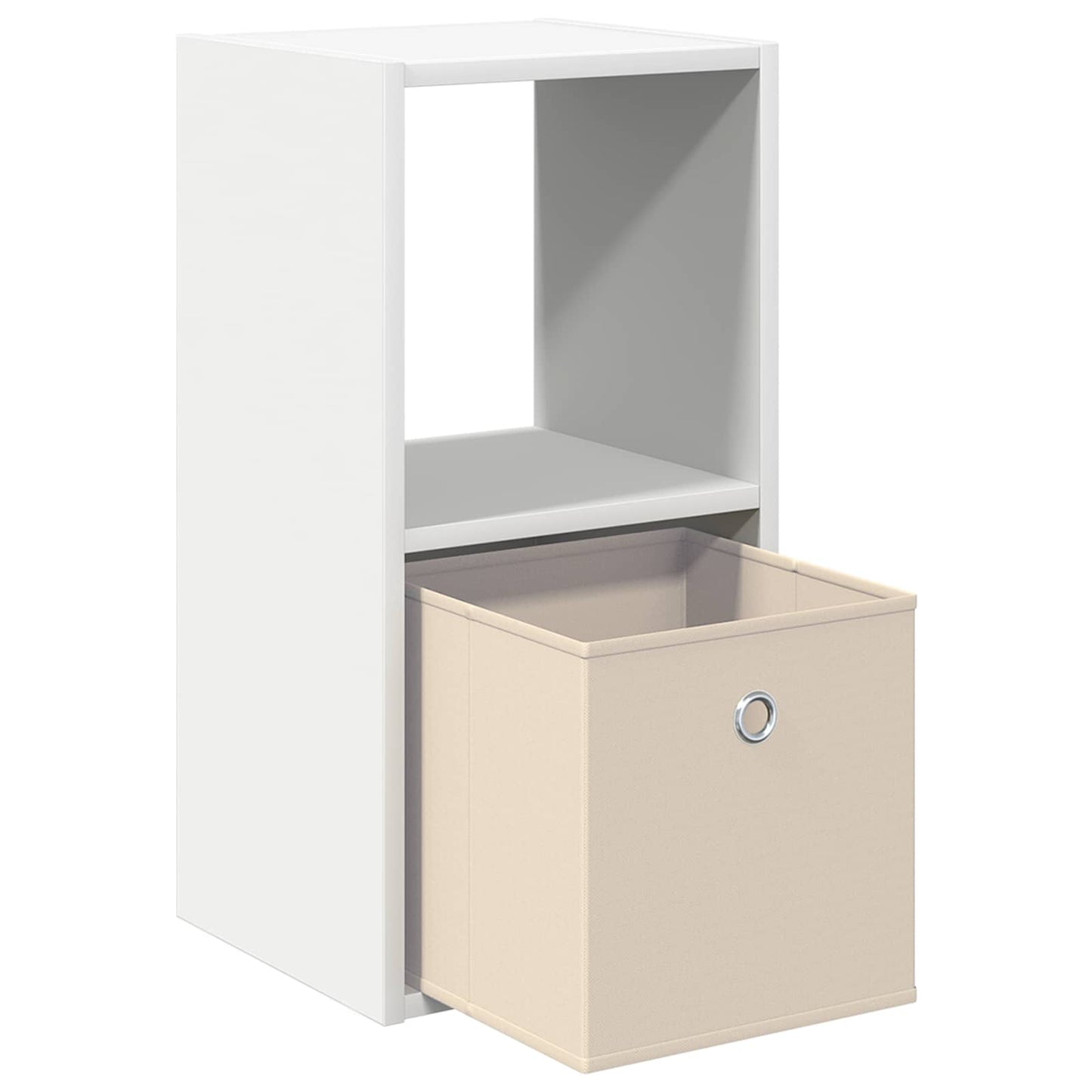 Sengebord 2 stk. Hvid 30,5 x 27 x 59,5 cm Konstrueret træ