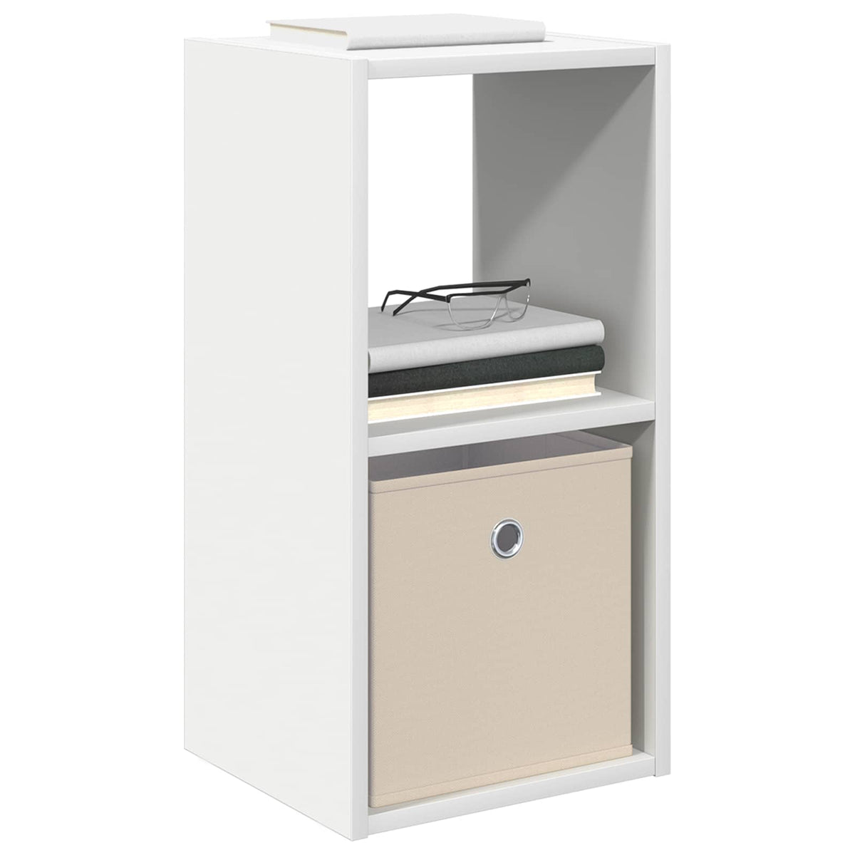 Sengebord 2 stk. Hvid 30,5 x 27 x 59,5 cm Konstrueret træ