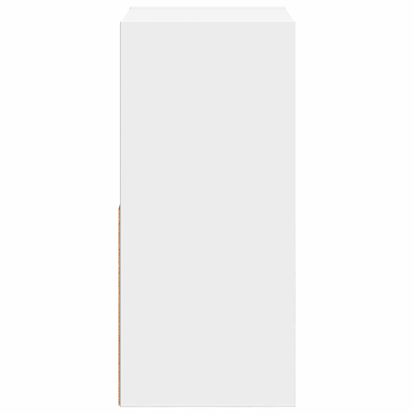Sengebord 2 stk. Hvid 30,5 x 27 x 59,5 cm Konstrueret træ