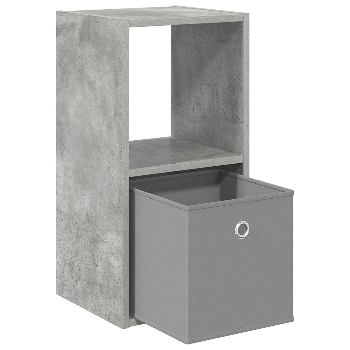 Sengebord 2 stk. Beton Grå 30,5 x 27 x 59,5 cm Konstrueret træ