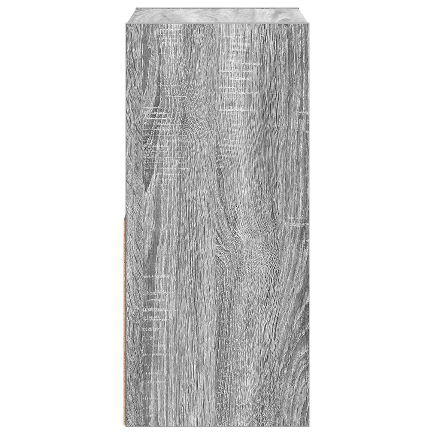 Sengebord 2 stk. Grå Sonoma 30,5 x 27 x 59,5 cm Konstrueret træ