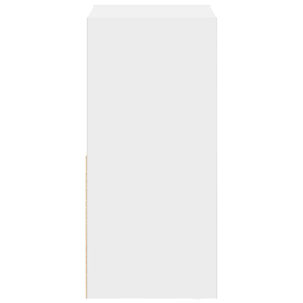 Sengebord 2 stk. Hvid 35 x 32 x 68,5 cm Konstrueret træ