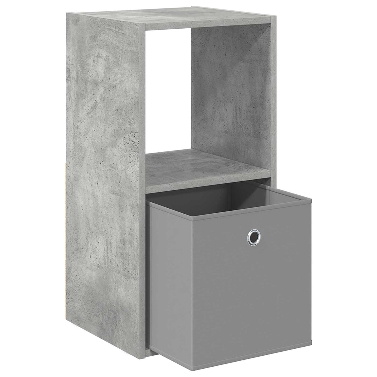 Sengebord Beton Grå 35 x 32 x 68,5 cm Konstrueret træ