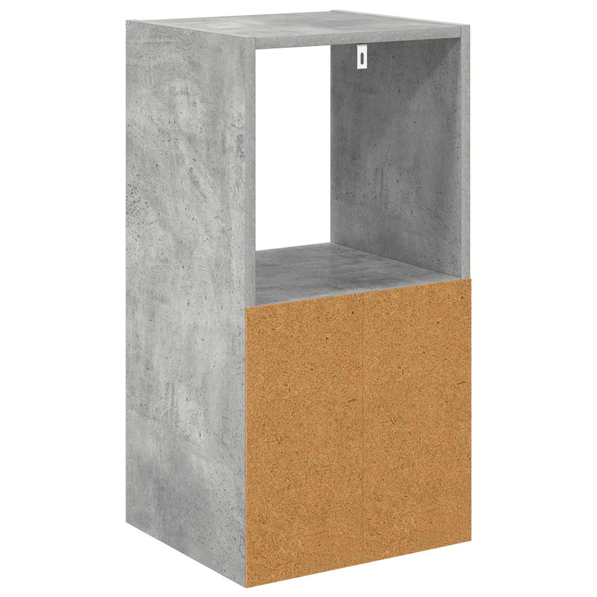 Sengebord Beton Grå 35 x 32 x 68,5 cm Konstrueret træ
