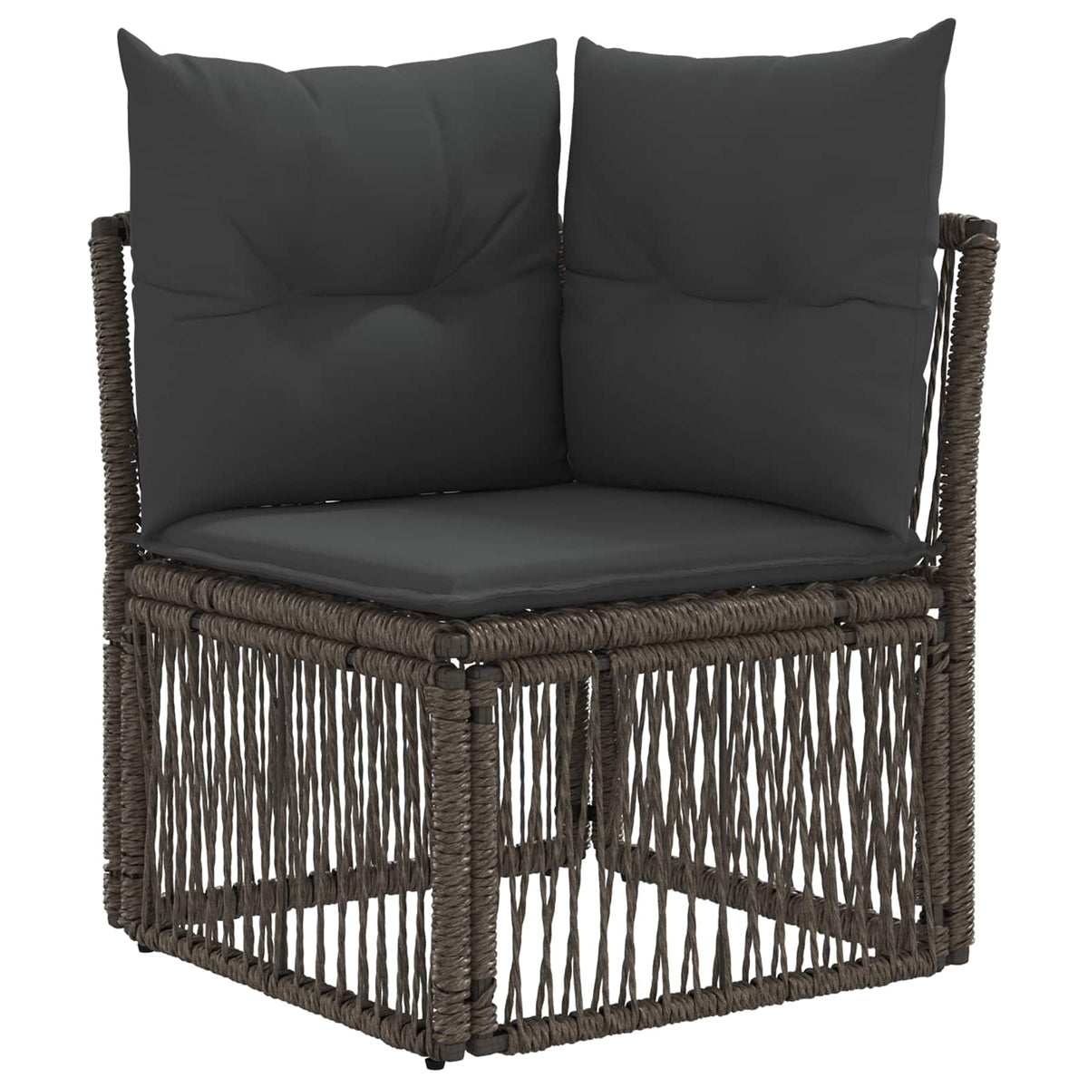 Hjørnesofa enhed Grå polyrattan