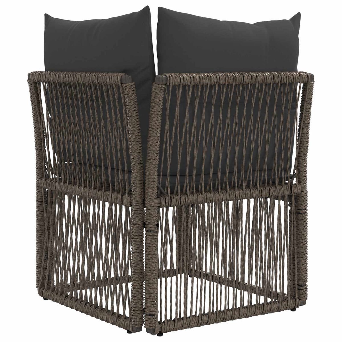 Hjørnesofa enhed Grå polyrattan