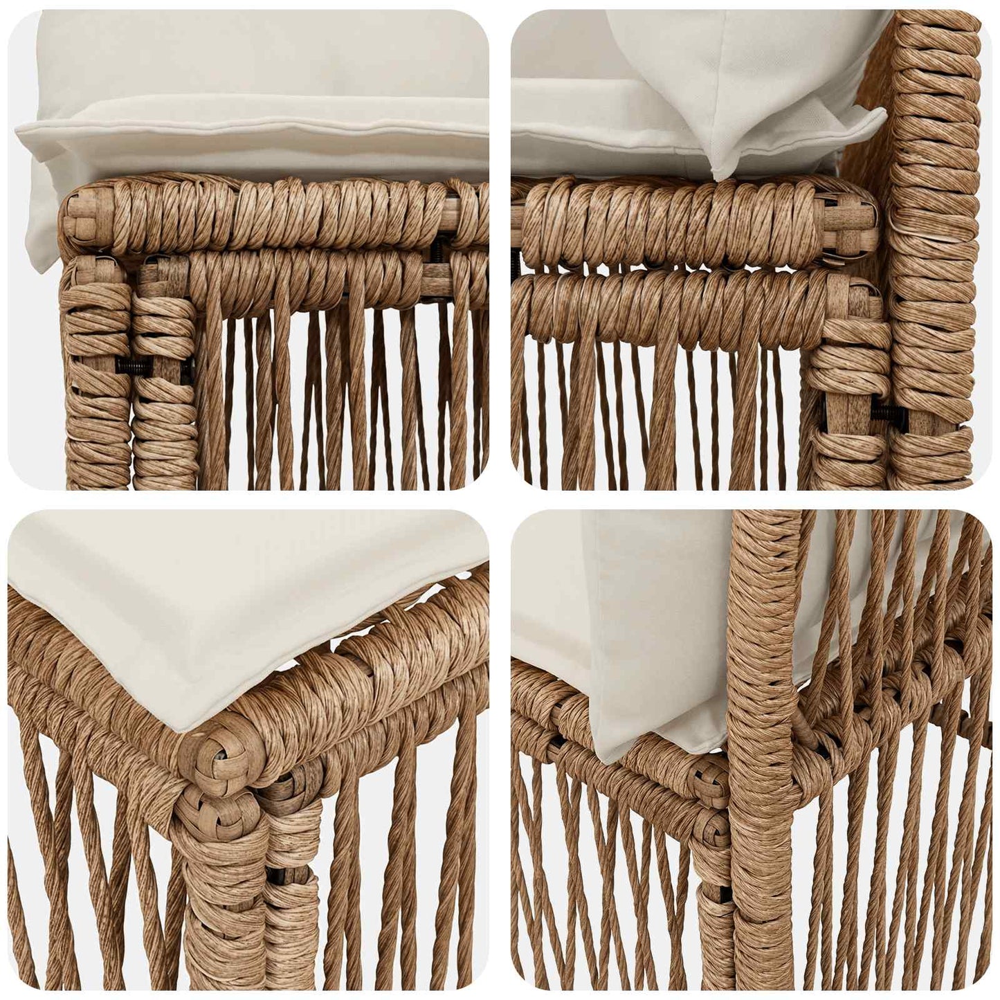 Hjørnesofa enhed Beige polyrattan