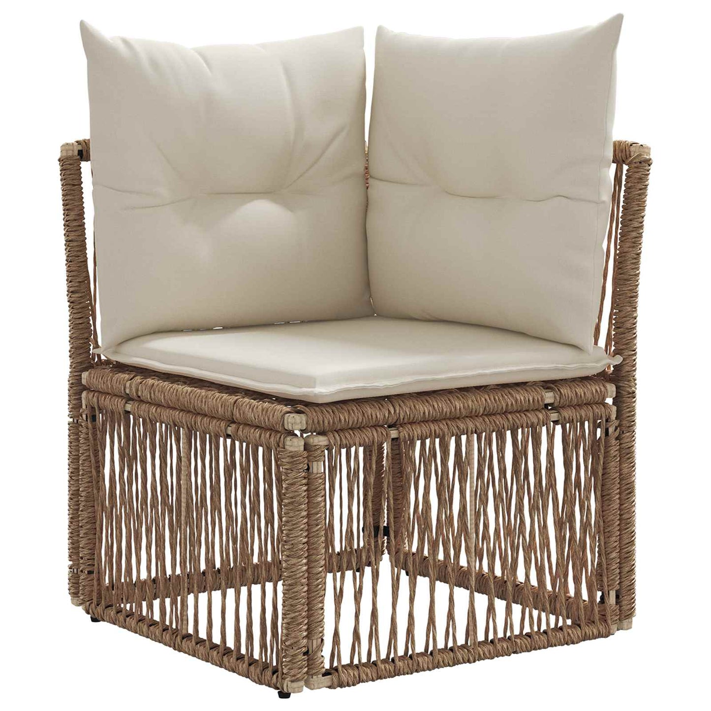 Hjørnesofa enhed Beige polyrattan