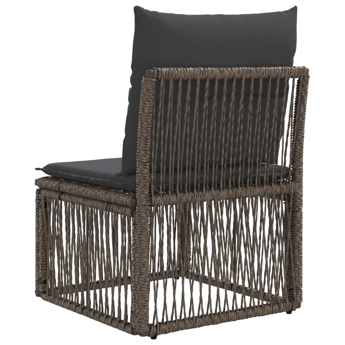 Armløs sofa enhed Grå polyrattan