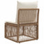Armløs sofa enhed Beige polyrattan